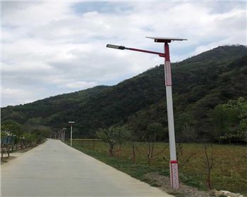 甘肅新農(nóng)村太陽能路燈-甘肅隴南路燈項目